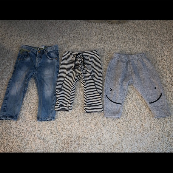 Zara baby boy pants bundle of 3 - Picture 1 of 6